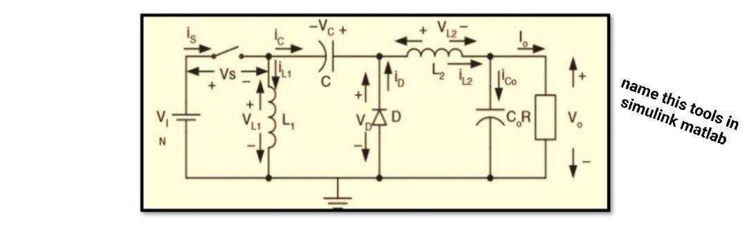 Solved -VC + با ما с I.CO name this tools in simulink matlab | Chegg.com