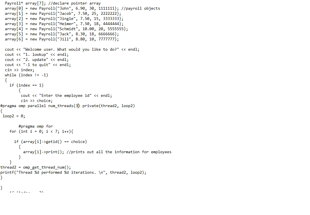 Solved Can someone help me with my code? It runs, but | Chegg.com