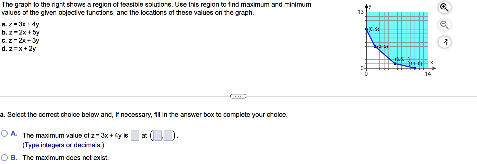 Solved \у 13- The graph to the right shows a region of | Chegg.com