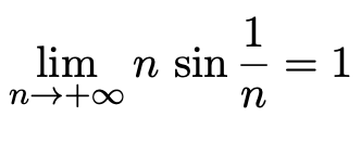 limn→+∞nsinn1=1 | Chegg.com