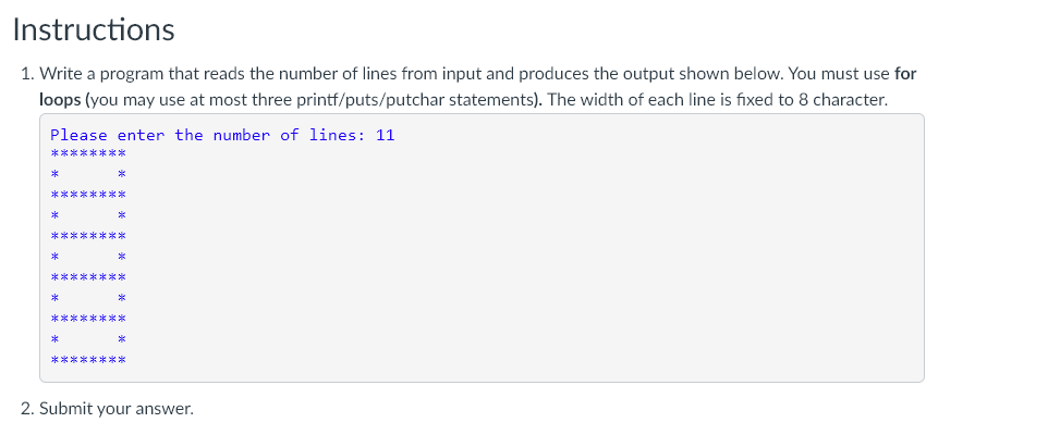 Solved Instructions 1. Write a program that reads the number | Chegg.com