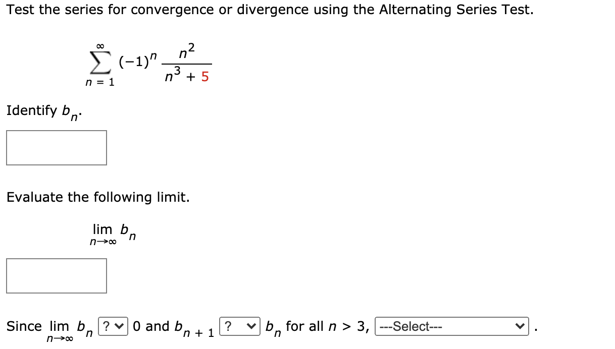 Solved Test the series for convergence or divergence using