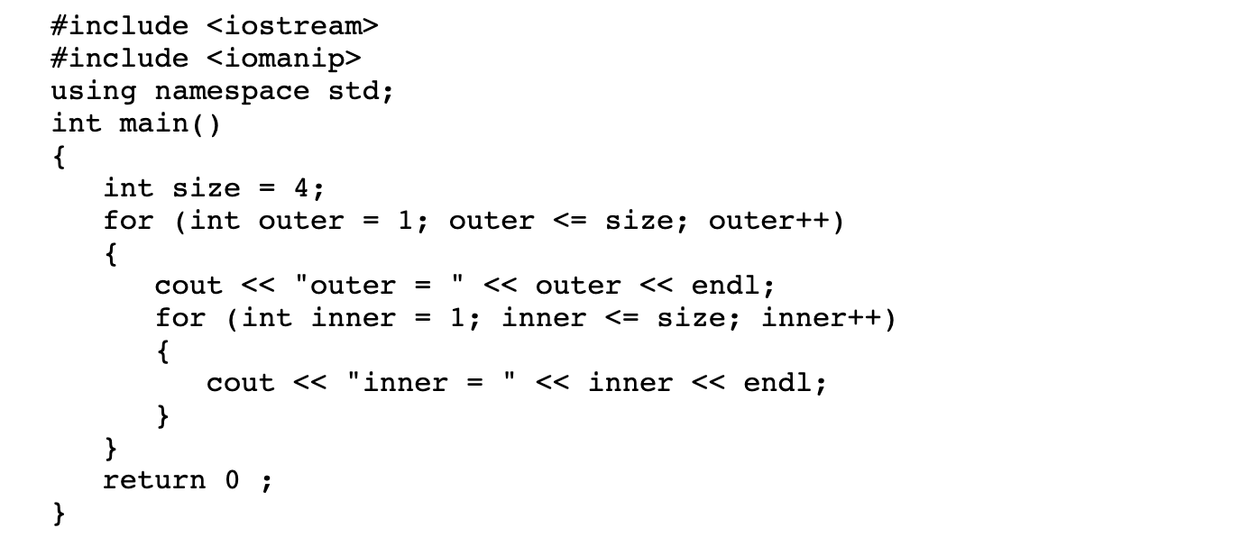 Solved Step 1: Copy this program into your C++ program | Chegg.com image.