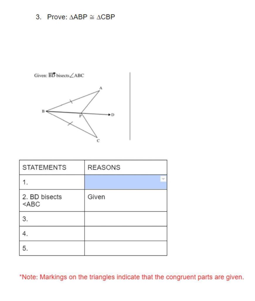 Solved Proving Congruent triangles. Prove the following | Chegg.com