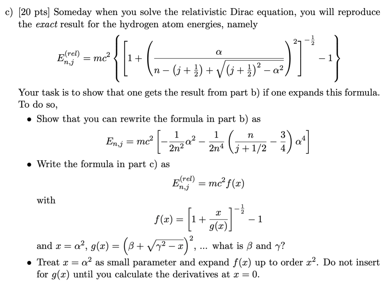 Solved 1 C Pts Someday When You Solve The Relativ Chegg Com