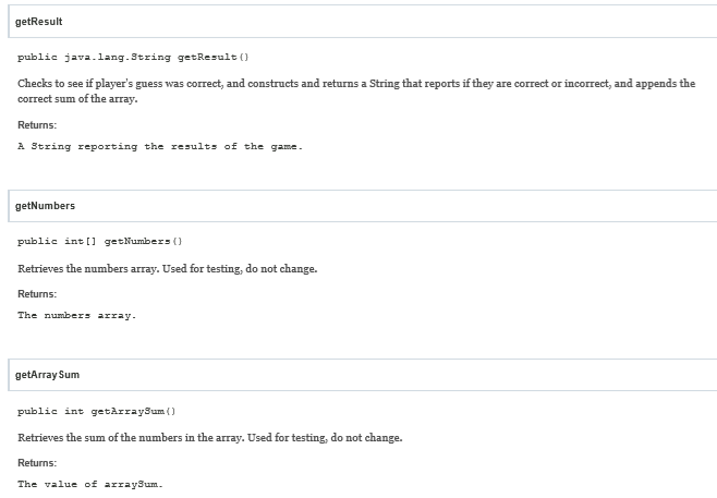 Solved public class RandGuessGame extends java.lang-Object | Chegg.com