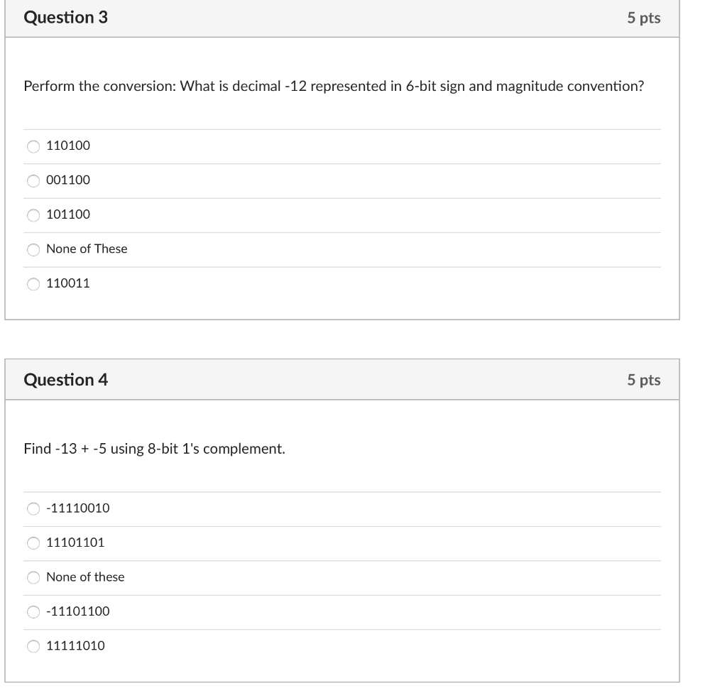 Solved Question 3 5 pts Perform the conversion: What is | Chegg.com