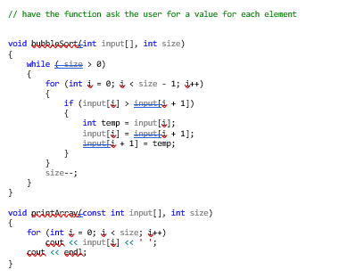 Solved #include using namespace std; void intacca const | Chegg.com