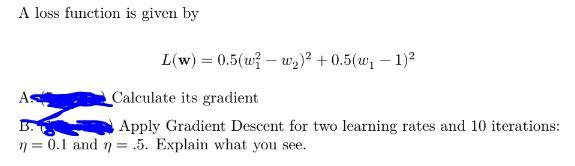 Solved A loss function is given by | Chegg.com