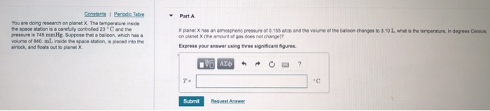 Solved Part A Calculate the final temperature, in degrees | Chegg.com