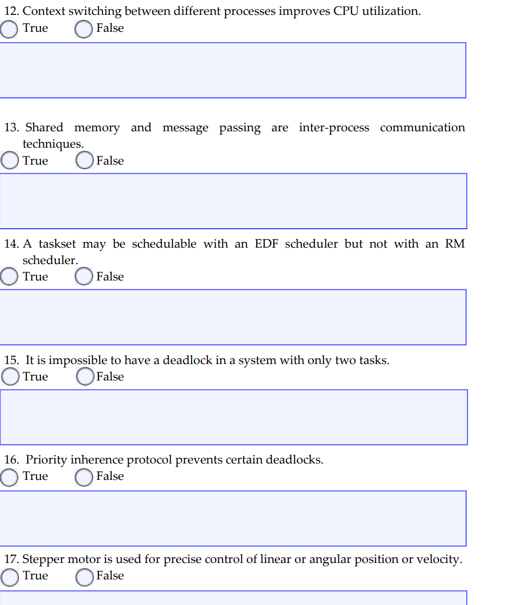 Solved 12. Context switching between different processes | Chegg.com