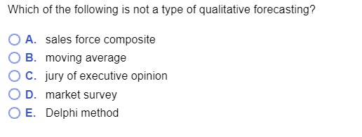 Solved: Which Of The Following Is Not A Type Of Qualitativ... | Chegg.com