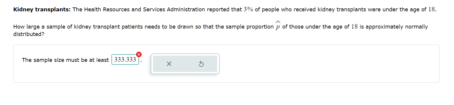 The Sample Size | Chegg.com