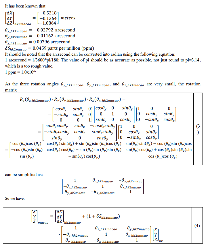 Solved Question 1. 3D Coordinate conformal transformation is | Chegg.com