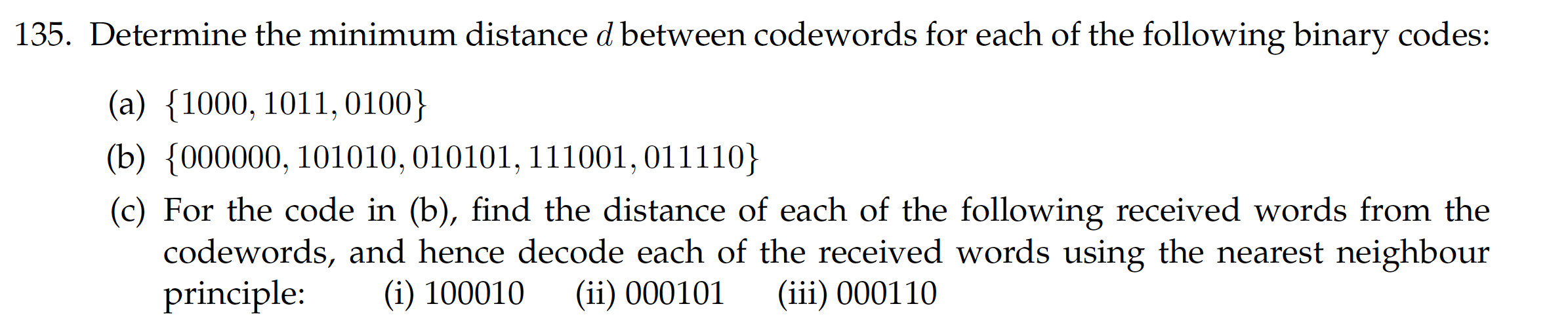 Solved 135. Determine the minimum distance d between | Chegg.com