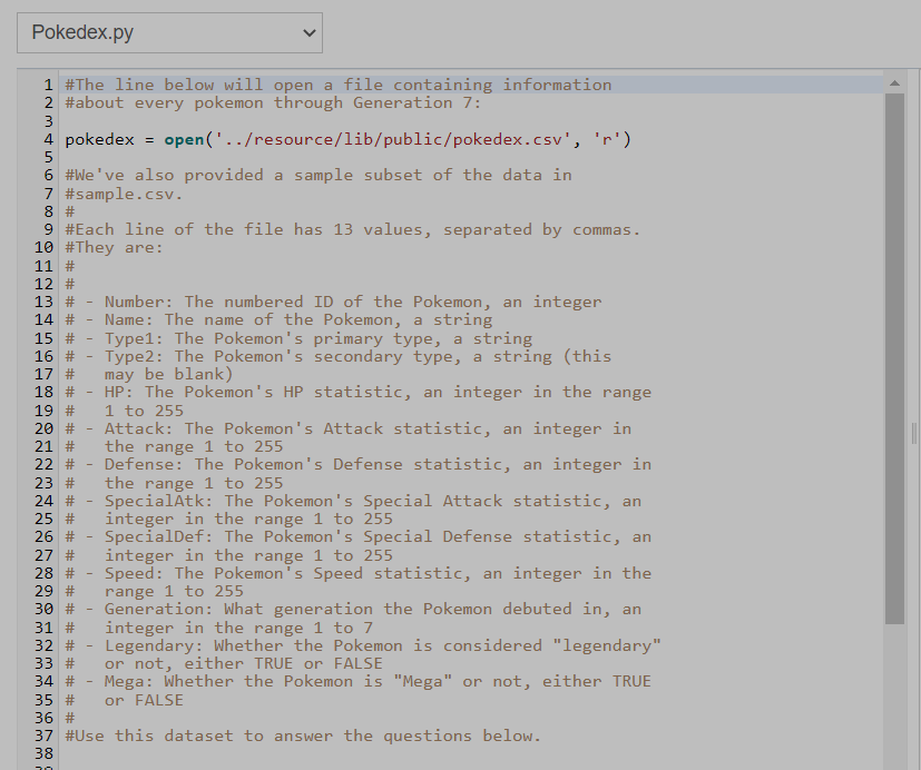 Solved Pokedex.py\#Here, add any code you want to allow you | Chegg.com