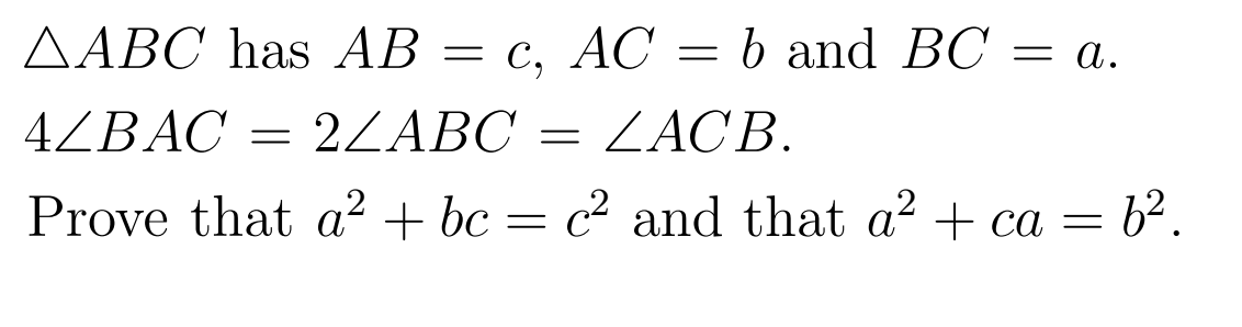 8abc 4 ab bc ca )  2 a b c )  1