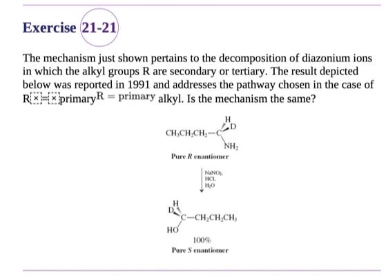 Solved The mechanism just shown pertains to the | Chegg.com