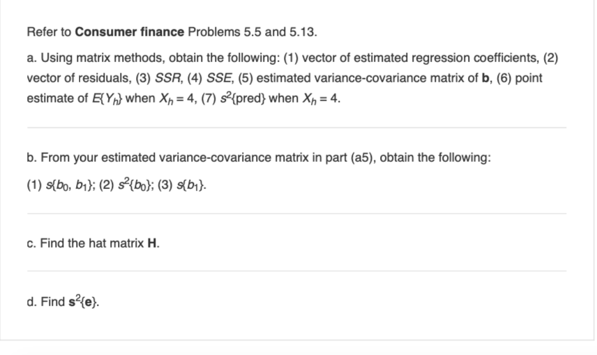 Solved Only: Part a, 7 Part d With R studio SSR = | Chegg.com
