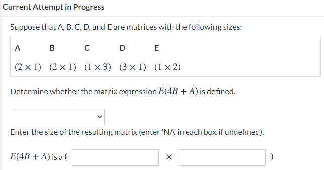 Solved Current Attempt In Progress Suppose That A, B, C, D, | Chegg.com