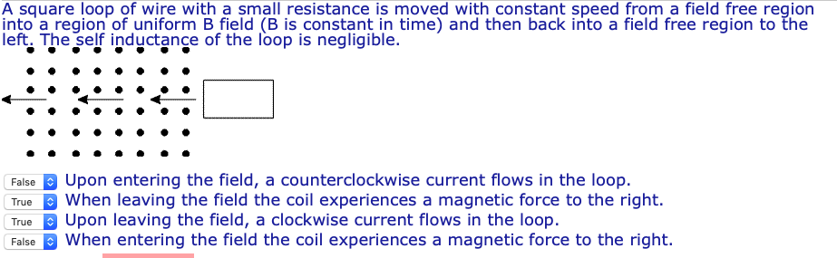 Solved A square loop of wire with a small resistance is | Chegg.com