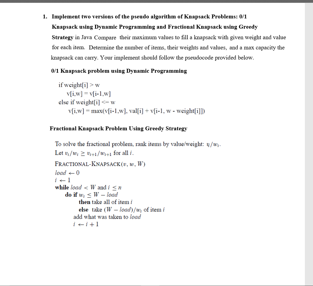 solved-1-implement-two-versions-of-the-pseudo-algorithm-of-chegg