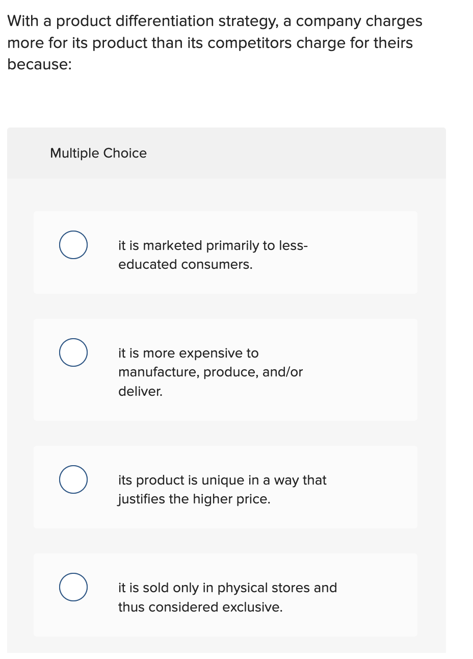 solved-with-a-product-differentiation-strategy-a-company-chegg