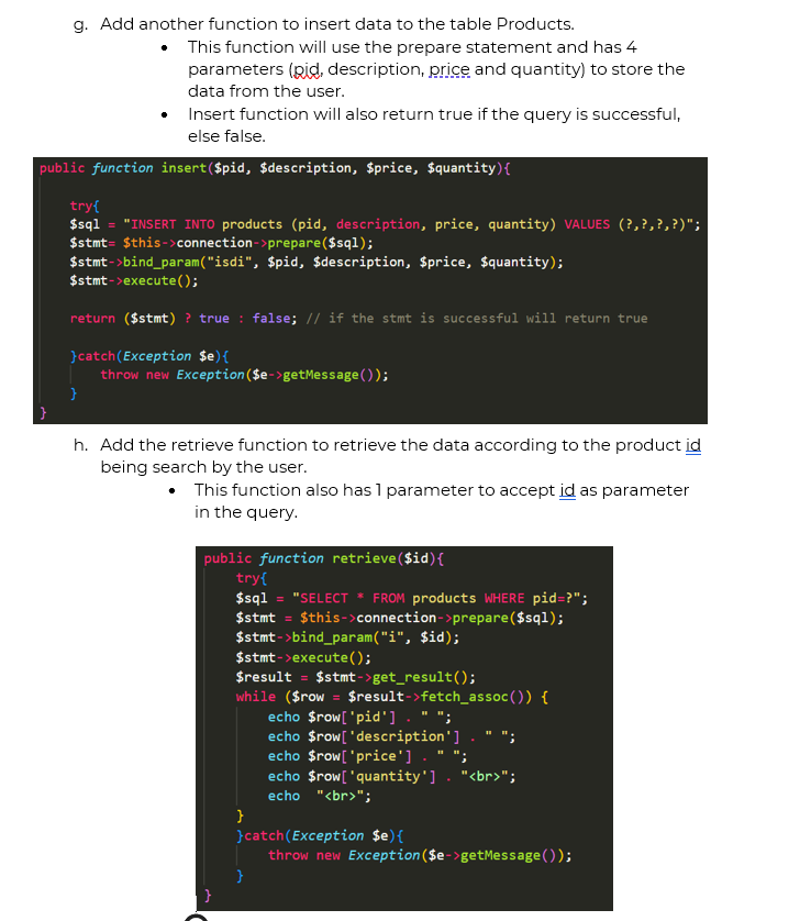 Practice: Database And Table Preparation I. Prepare | Chegg.com