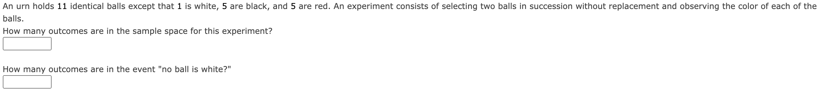 experiments outcomes sample space and events