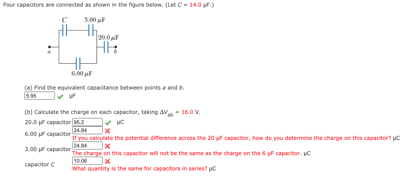 Solved The Figure Shows A Circuit With Four Capacitors And, 59% OFF