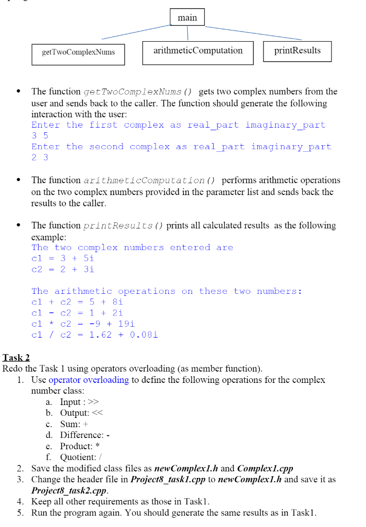 Solved Problem Description: Declare and define a class for a | Chegg.com