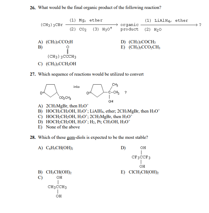 Solved 2. Dissolving benzaldehyde in methyl alcohol | Chegg.com