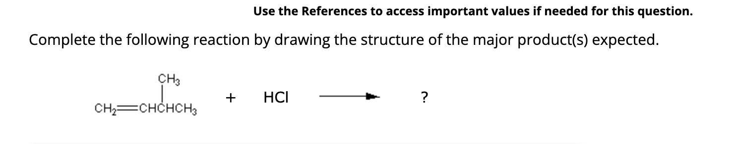 Solved Complete the following reaction by drawing the | Chegg.com