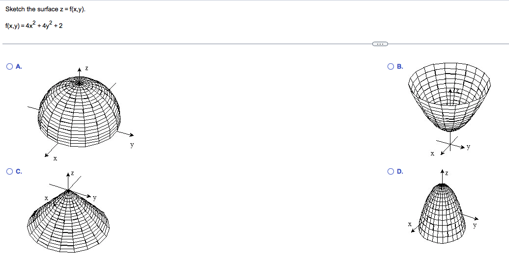 solved-sketch-the-surface-z-f-x-y-f-x-y-4x2-4y2-2-a-chegg