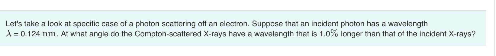 Solved Let's take a look at specific case of a photon | Chegg.com