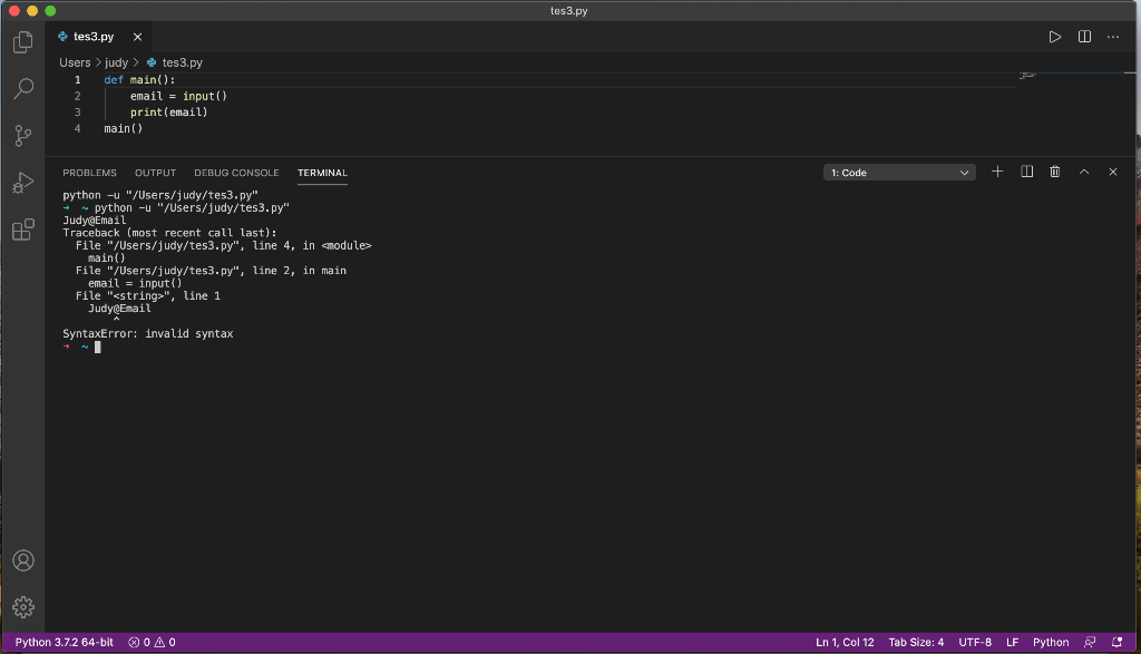Solved One simple python question confused me, I write my | Chegg.com