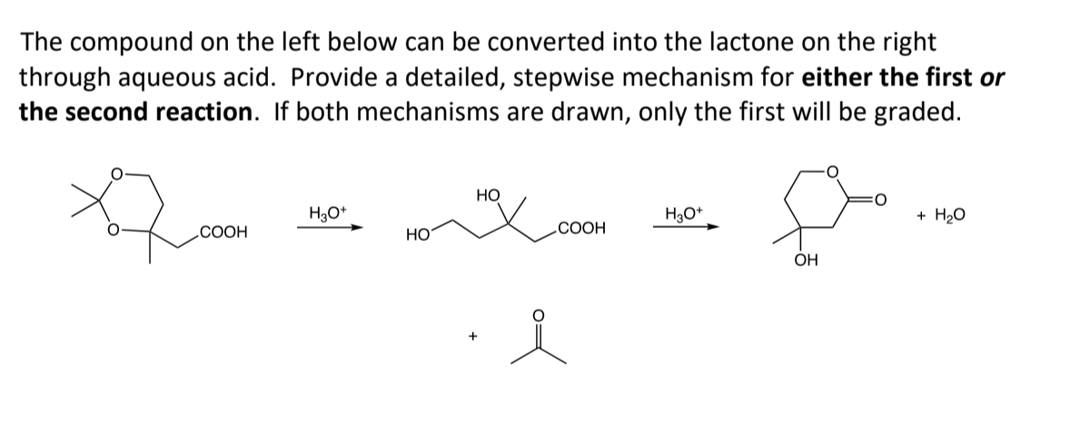 Solved The Compound On The Left Below Can Be Converted Into 