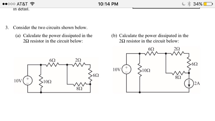 Solved Consider the two circuits shown below. (a) Calculate | Chegg.com