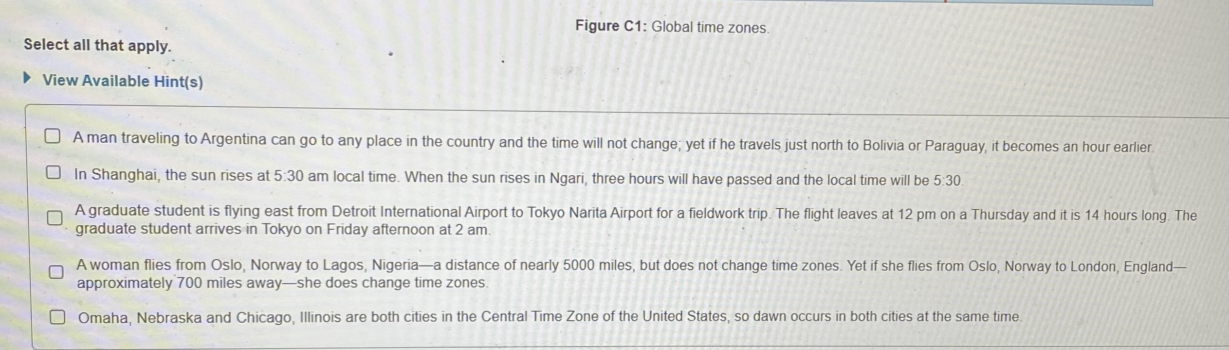 Solved View Available Hint(s)A man traveling to Argentina