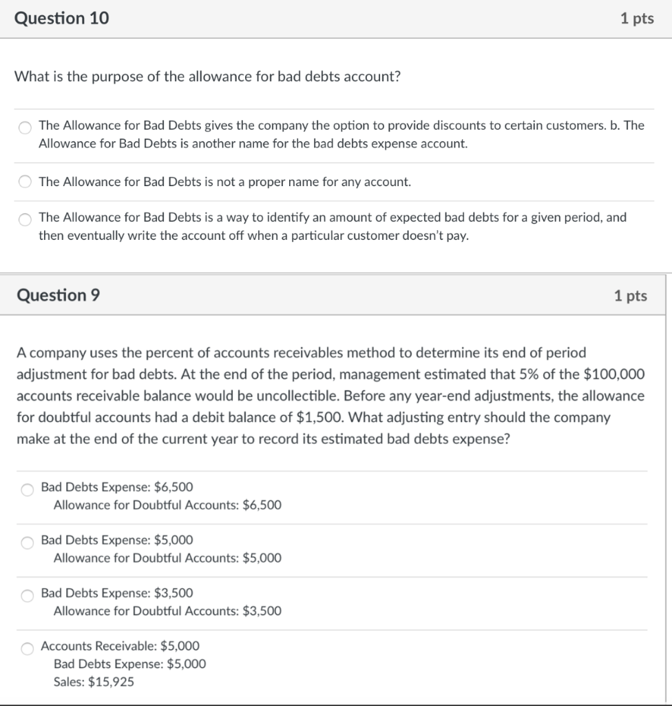 Solved Question 10 1 pts What is the purpose of the | Chegg.com