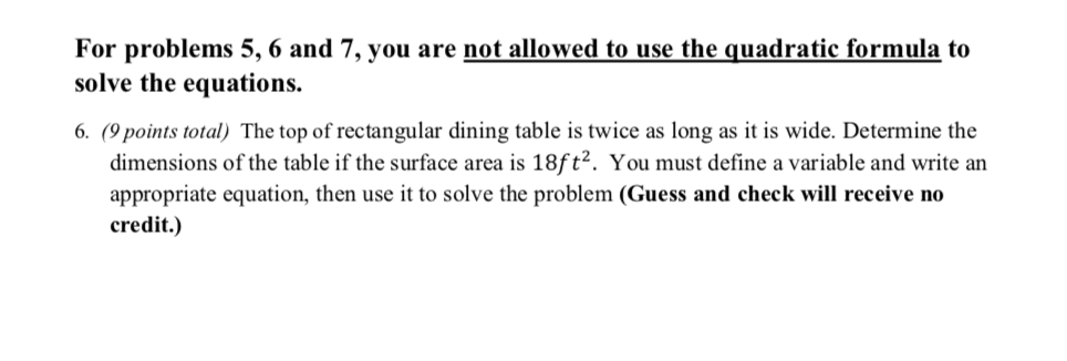 Solved For problems 5, 6 and 7, you are not allowed to use | Chegg.com