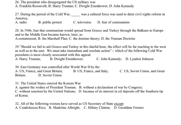 which president desegregated the american military after world war 2