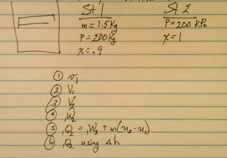 Solved Stil M 1 5kg P 0 Kg Xc 9 St P 0 Kpa X 1 0 V Chegg Com