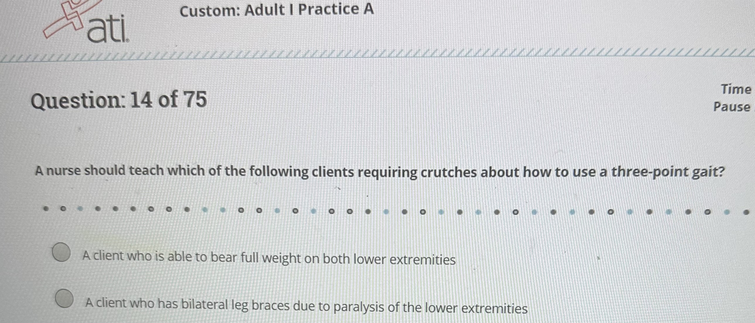 Solved A nurse should teach which of the following clients