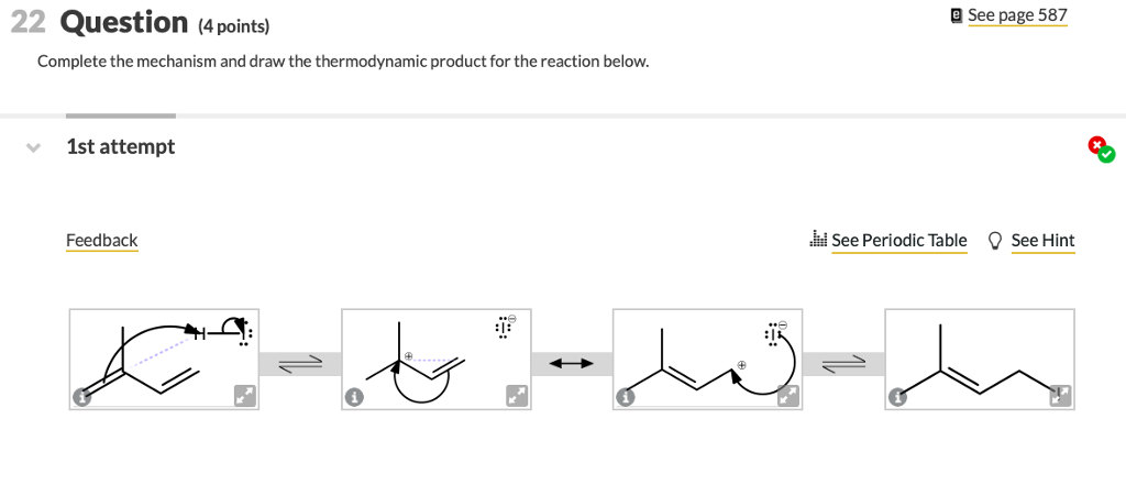 Solved 22 Question (4 points) e See page 587 Complete the | Chegg.com