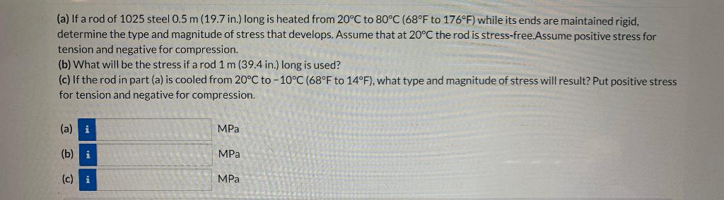 solved-a-if-a-rod-of-1025-steel-0-5-m-19-7-in-long-is-chegg