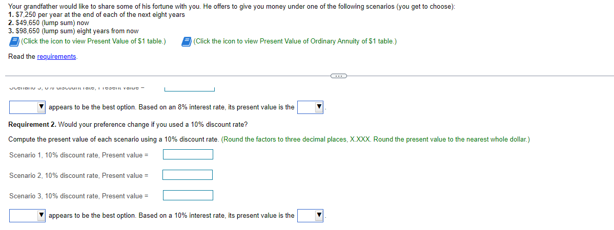 Solved Reference Your Grandfather Would Like To Share Some | Chegg.com