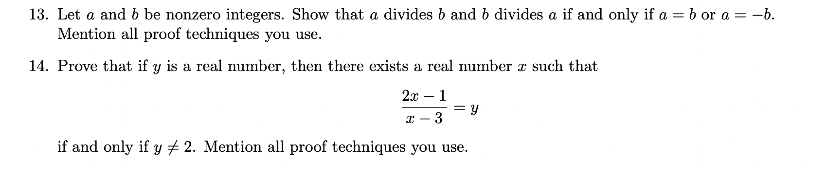 Solved 13. Let A And B Be Nonzero Integers. Show That A | Chegg.com