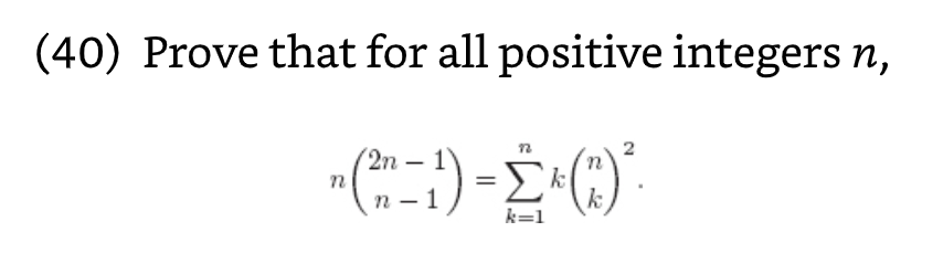 Solved 40 Prove That For All Positive Integers N 4183