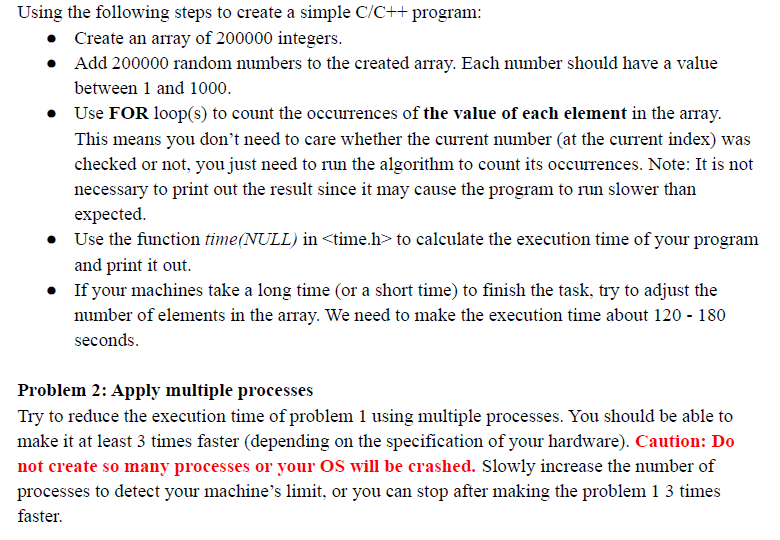 Solved Using the following steps to create a simple C/C++ | Chegg.com